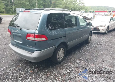 2001 Toyota Sienna Le from USA, damaged, VIN 4T3ZF13CX1U405247